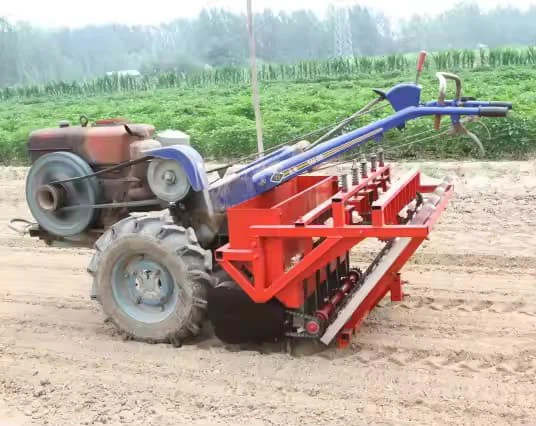 2025 New New OEM ODM Garlic Planter Adjustable Depth Manual Seed Spacing High Efficiency For Farm Garden Garlic Seeding Mahine