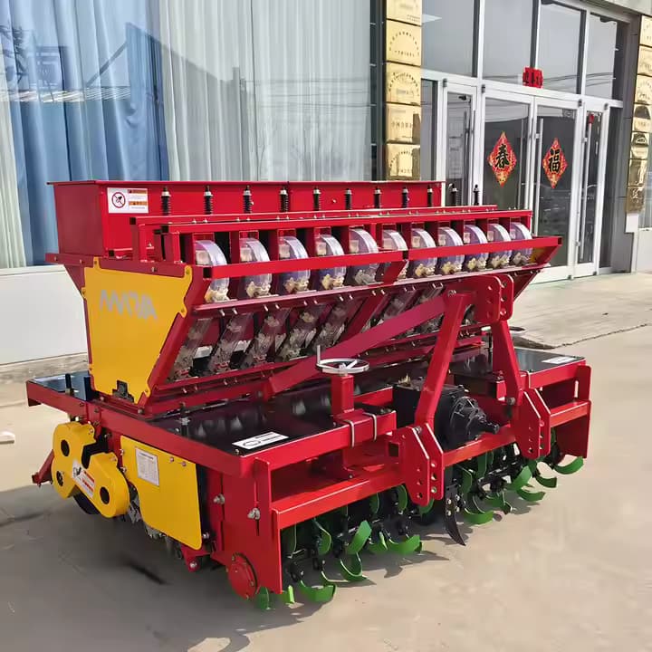 מכונת עציץ לשום עם שקית אחסון זרעים 360 ערכת כלי גן מסתובבת